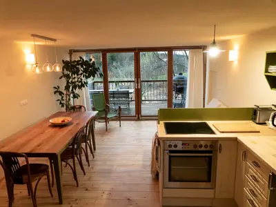 Wohnküche vom Flur aus