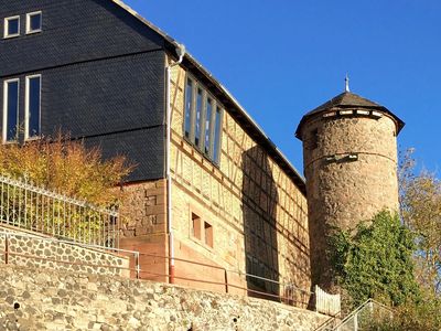 Scheune und Rapunzelturm