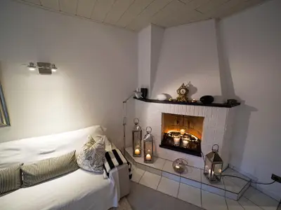 FeWo-Kaminecke, nur Kerzen + künstl. Licht erlaubt