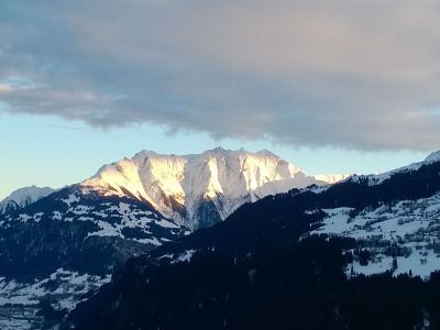 Ferienwohnung Spilgè - Aussicht Winter