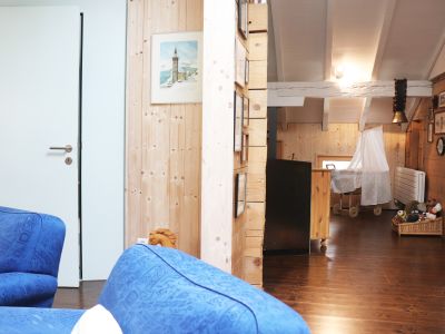 Ferienwohnung Casa Igniv - Wohnzimmer Spielecke