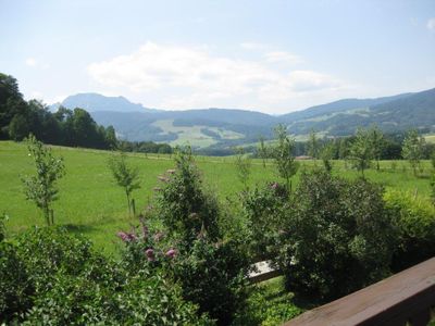 Blick vom Balkon auf den Zwiesel