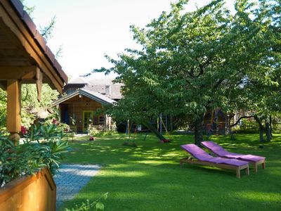 Gartenanlage Obermoarhof - hier könne Sie sich entspannen und erholen