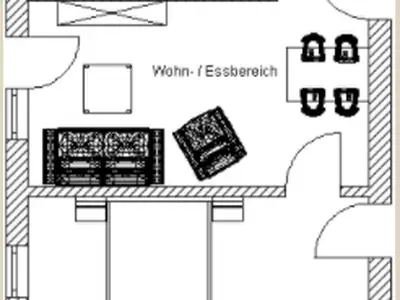 Grundriss der Ferienwohnung Staufen