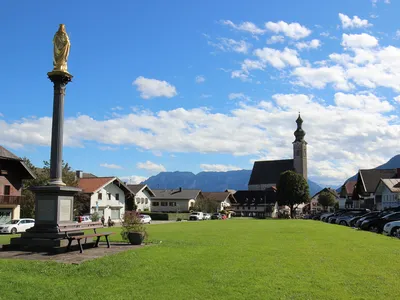 Dorfplatz der Gemeinde Anger