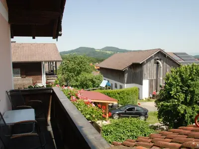 Ausblick vom Balkon