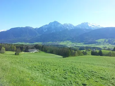 Bergpanorama inklusive erwartet Sie im Haus Nitzinger in Jechling