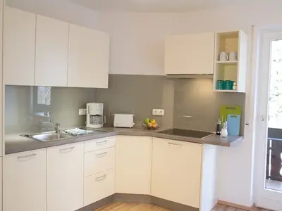 Die voll ausgestattete Küche bringt Urlaubsköche in Verzückung!