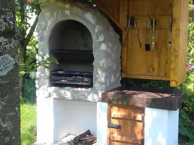 Grillplatz im Garten
