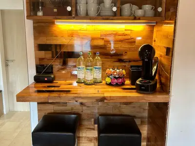 Kaffeebar in der Küche
