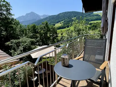 Ausblick vom Balkon