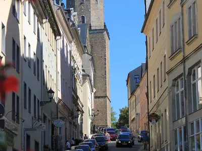 Blick zur St. Annenkirche Große Kirchgasse