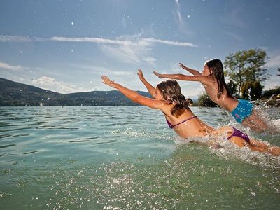 Bei der Hitze geht nur noch eines: ab in den See!