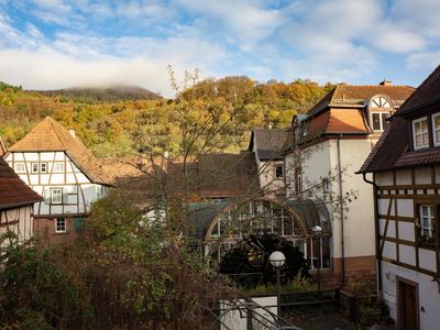 Blick vom Balkon