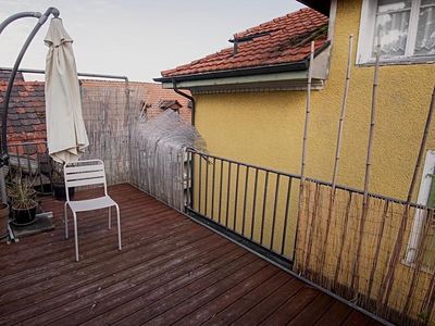 Gemeinsam genutzte Dachterrasse