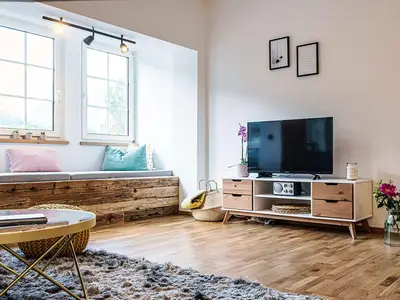 Ferienwohnung Seeblick, Grundlsee, Wohnzimmer