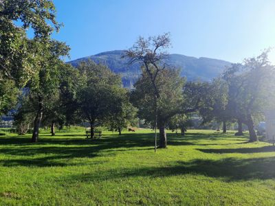 Ruhe und Erholung im Obstgarten