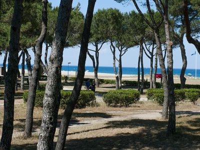 La plage vue depuis la résidence