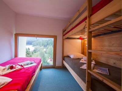 Schlafzimmer 3 mit Hochbett und Einzelbett