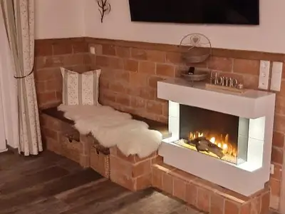 Gemütliche Kaminecke