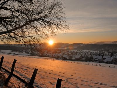 Winter in Arnsberg - Ferienhaus Pöttgen