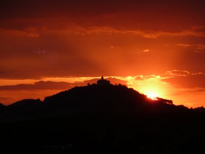 Sonnenuntergang Wachsenburg