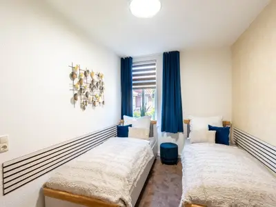 Schlafzimmer als Einzelbetten gestellt