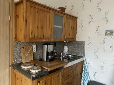 Küchenzeile im Wohnzimmer