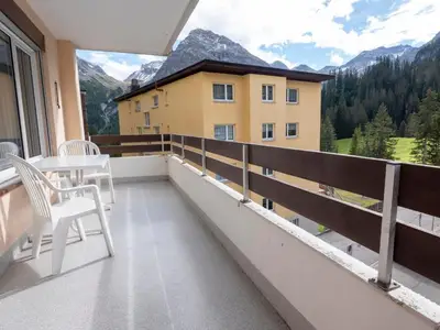 Balkon mit viel Sonne Casa Irmella 12 Arosa
