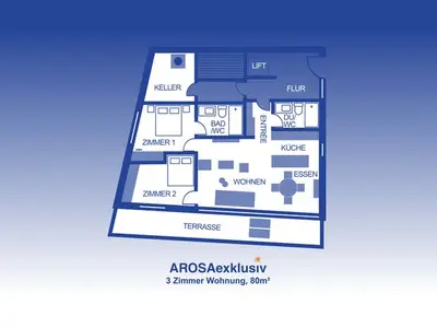 Ferienwohnung für 4 Personen (80 m²) in Arosa 7/10