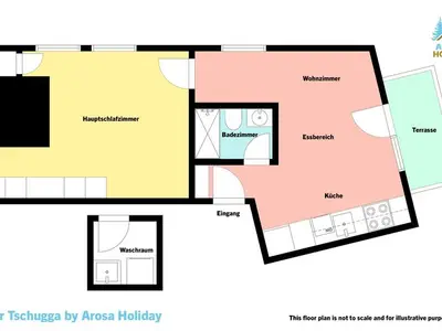 Ferienwohnung für 4 Personen (45 m²) in Arosa 8/10