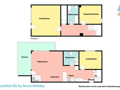 Ferienwohnung für 6 Personen (128 m²) in Arosa 10/10