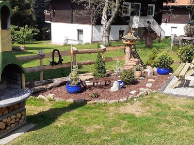 Terrasse. Platz zum entspannen und grillen