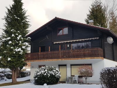 Ferienhaus im Winter