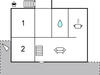 Ferienwohnung für 4 Personen (78 m²) in Arrach 1/10