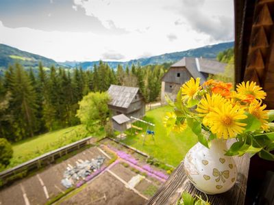 Balkonblick Ferienwohnung