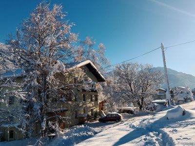 Rauthhof-Pitztal _ Straßenansicht Winter