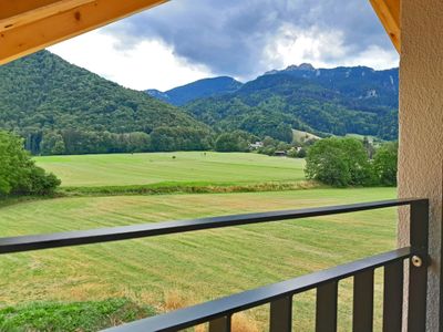 Bergblick Loft Ausblick Balkon