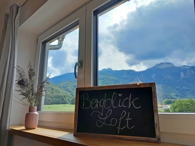 Bergblick Loft Ausblick