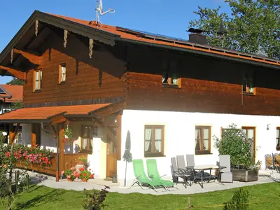 Terrasse der Ferienwohnung