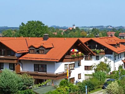 Hausbild mit Ferienwohnungsbalkon