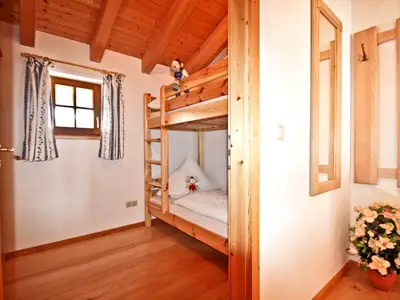 Schlafzimmer mit Etagenbett