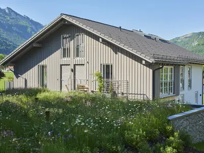 Blick auf die Wohnung "Zellerhorn" (rechte Seite)