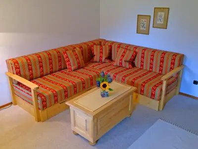 Couch im Wohnraum