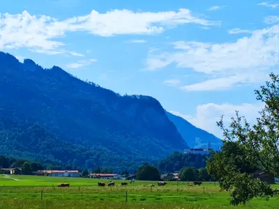 Panoramablick vom Balkon