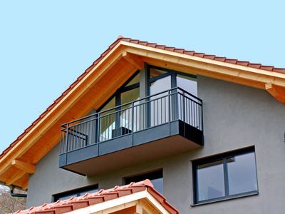 Ferienwohnung Haus Kampen Balkon