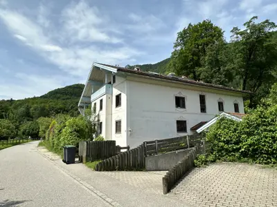 Tiefgarageneinfahrt Ferienwohnung Zellerhorn Kerscher