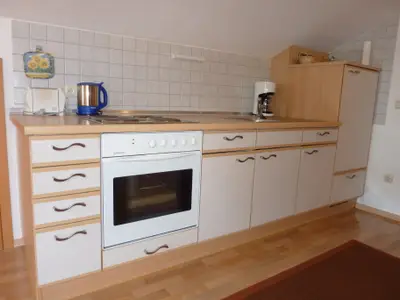 Wohnraum mit Küchenzeile