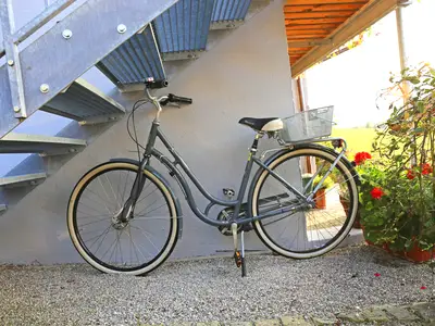 Gästefahrrad zum Brötchen holen