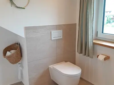 Bergblick Loft Badezimmer